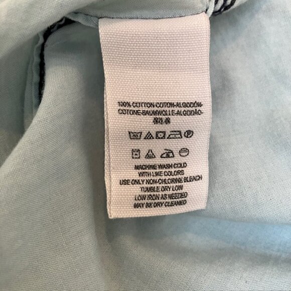 Free People 100% Cotton light blue button down size S - Picture 5 of 7